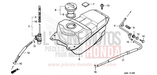 FUEL TANK PK50N de 1992